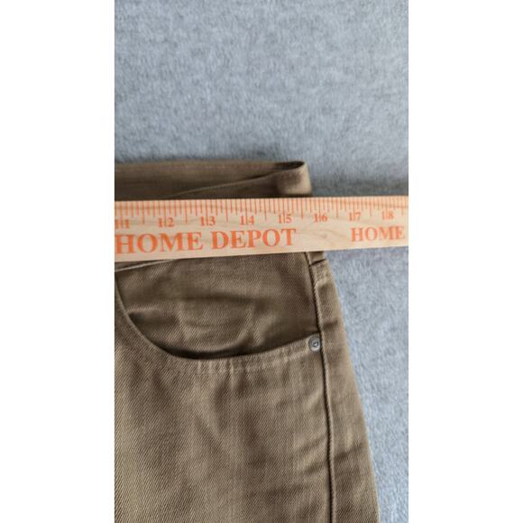 Naked & Famous Men Jeans Size 31x27 Weird Guy Beige Selvedge Chino Button Fly - Picture 11 of 14